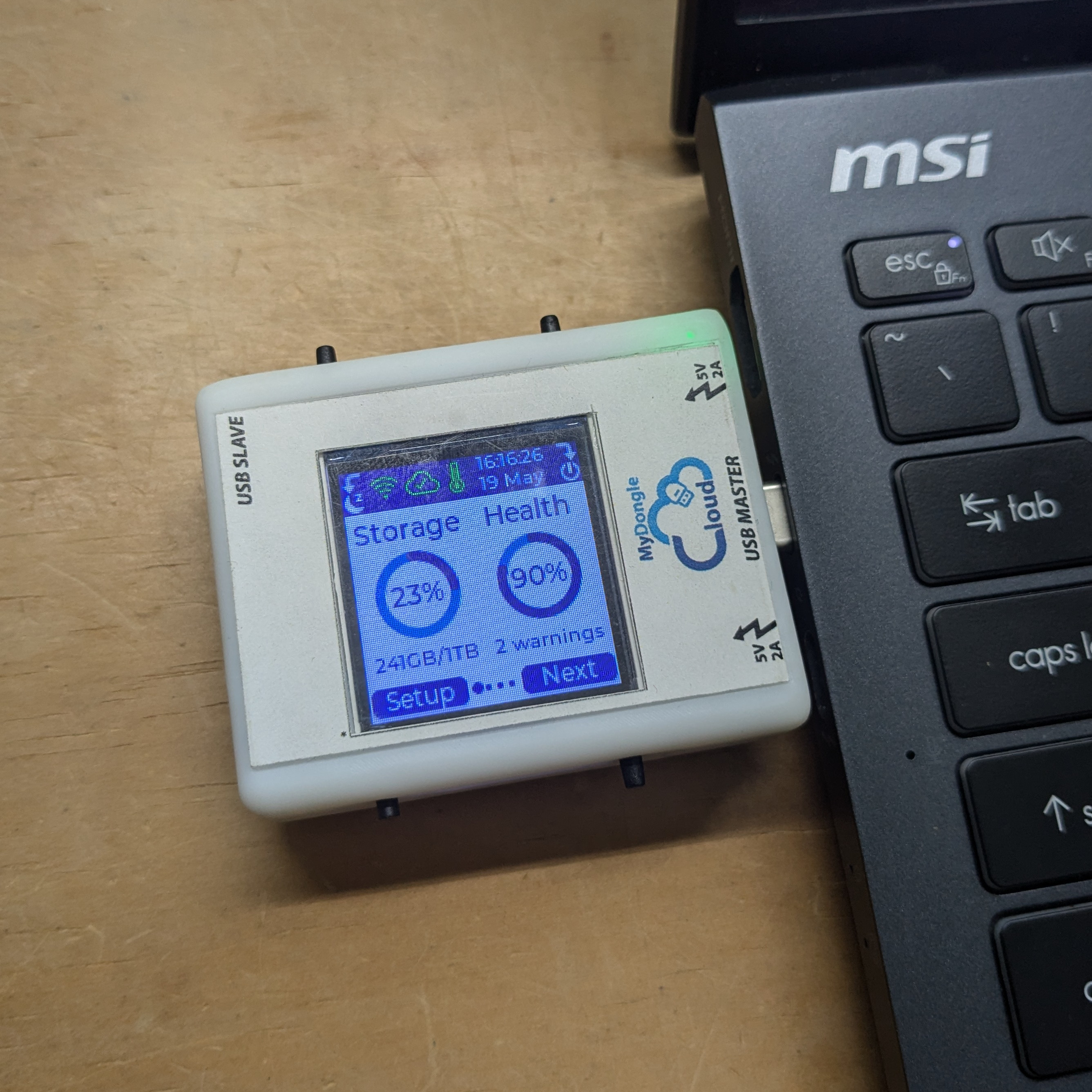 MyDongle in a laptop